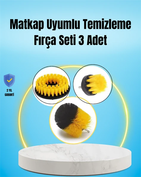 Yağ, Kir ve Pas Temizliği İçin Güçlü Naylon Kıllı Temizlik Fırçası