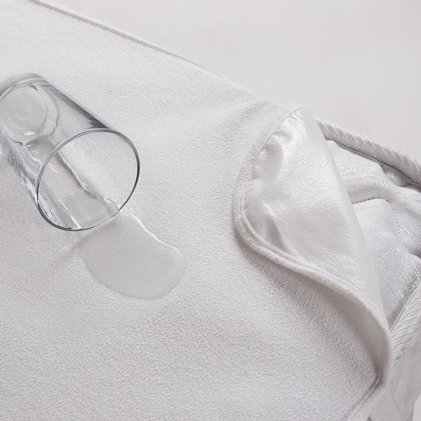 Homedius Waterproof Su Geçirmez Yatak Koruyucu Alez Beyaz 180x200