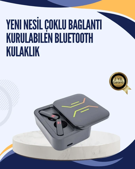 Bluetooth V5.0 TWS Kulaklık – 3 Saat Ksiz Kullanım