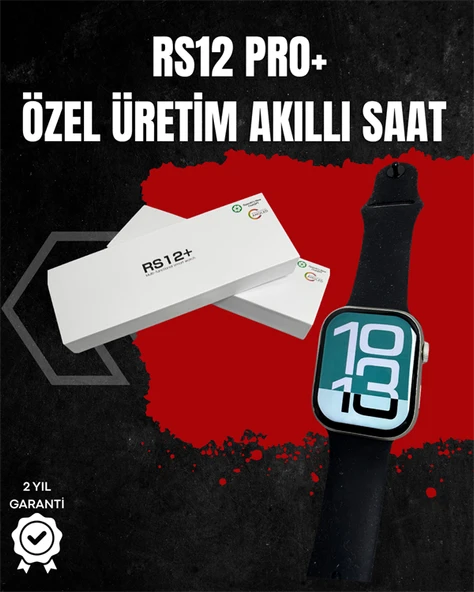 RS12 PRO+ Titanyum Kasa Akıllı Saat – Uyku ve Nabız Takibi, Suya Dayanıklı, Bluetooth Arama ürün görseli 1