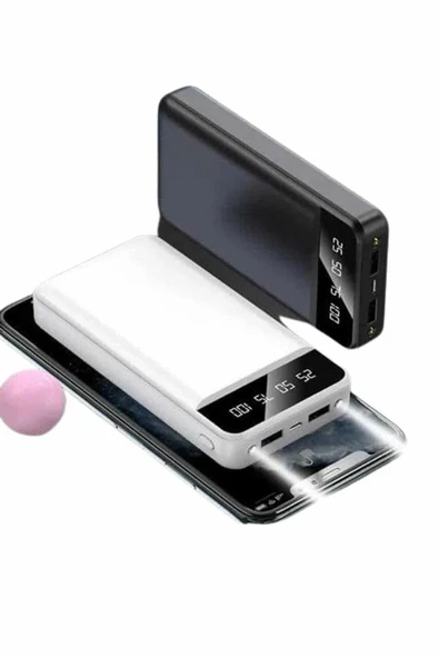 4 Çıkışlı 20.000 Mah Powerbank Uzun Pil Ömürlü Taşınabilir - 3