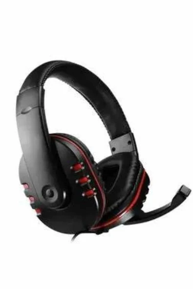 Kulaklığı Kulak Üstü Kablolu Stereo Mikrofonlu Yumuşak Kulak Yastığı