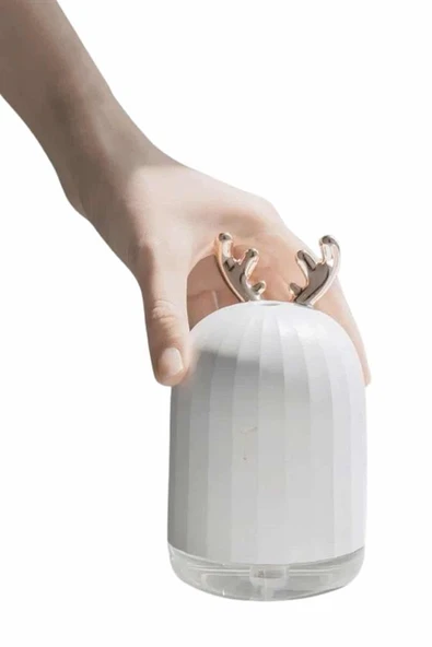 Led Işıklı Hava Nemlendirici Buhar Makinesi Dekoratif Aromaterapi - 3