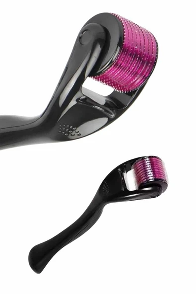 Dermaroller Titanyum 540 Iğneli 1 Mm Saç Kaş Sakal Serum Kullanıma Uygun ürün görseli