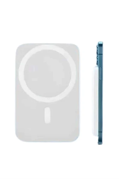 Kablosuz Magsafe Hızlı Şarj 5.000 mah Kablosuz Şarj Cihazı - 3