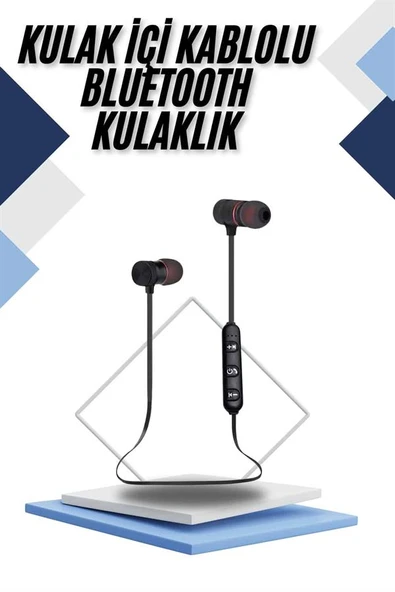 Kablolu Kulakiçi Bluetooth Kulaklık Mıknatıslı ANC Özellikli Yüksek Ses Kaliteli - Resim 2