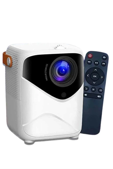 Projeksiyon Ev Sineması Bluetooth 4k HD Kaliteli Görüntü Kumandalı - Resim 3