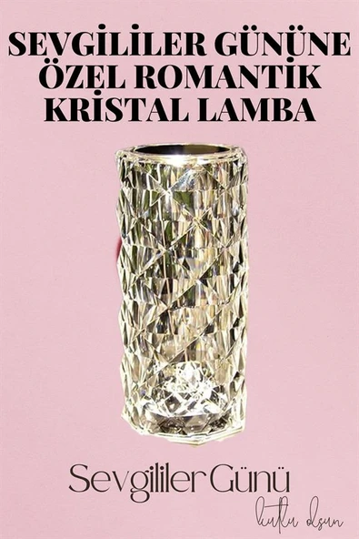 Sevgililer Gününe Özel Romantik Kristal Gece Lambası Sevgiliye Hediye - 2