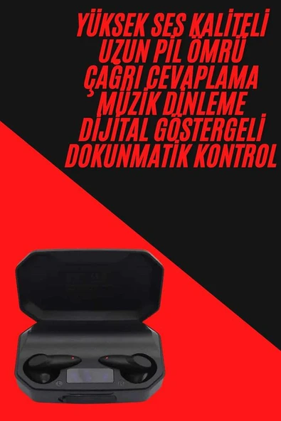 Siyah Profesyonel  Kulaklık HD Mikrofonlu Çağrı Cevaplayabilen