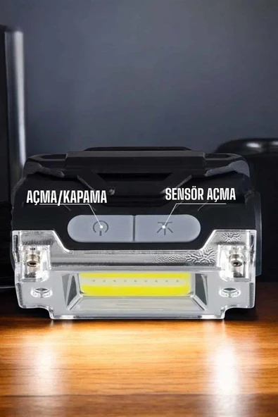 Kafa Lambası Kamp Feneri Balıkçı Feneri Başlıklı Suya Dayanıklı - 3