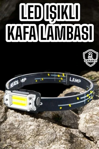 Kamp Feneri Balıkçı Feneri Başlıklı Suya Dayanıklı Kafa Lambası - 2