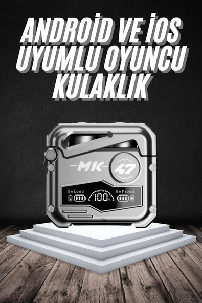 Bluetooth Kulaklık Dokunmatik Kontrol Tws kablosuz kulaklık Hifi Stereo - Resim 2