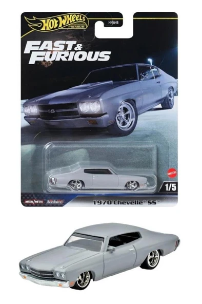 HOT WHEELS Fast-Furious Premium Araba 1970 CHEVELLE SS HNW46-JBL94