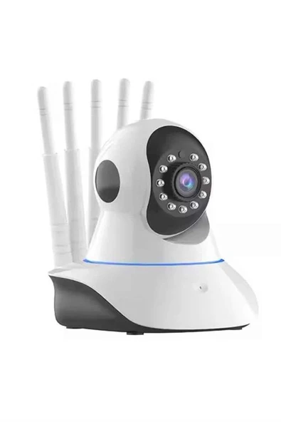 LED Aydınlatmalı 5 Antenli Motorlu 1080P Wifi Kamera Sensörlü - 3