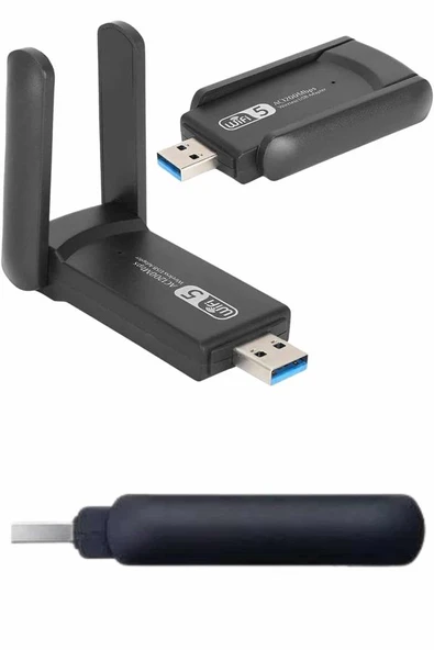 Wifi Alıcı Dual Band Usb 3.0 Adaptör Kablosuz Windows 7/8/10/11