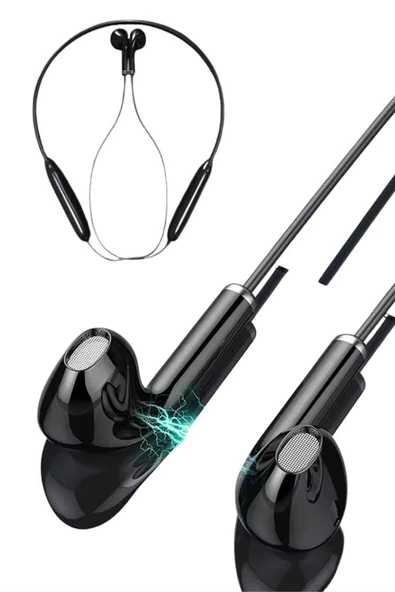 Bluetooth Kulaklık Kablolu Android ve İOS Uyumlu ANC Özellikli - Resim 3