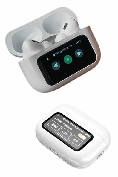 Dokunmatik Ekranlı Bluetooth Kulaklık TWS İOS Android Tüm Telefonlara Uyumlu Kulaklık - 3