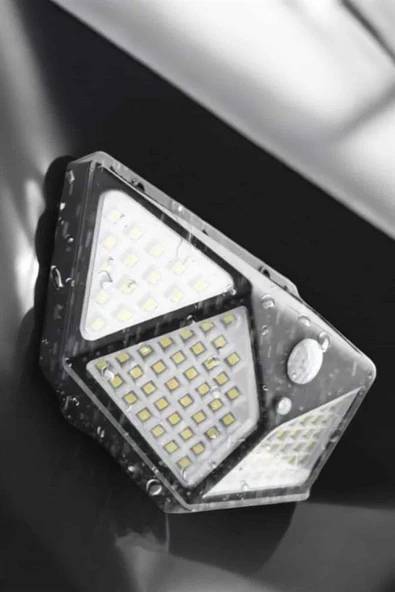 Güneş Enerjili Bahçe Aydınlatma Lambası Solar 100 Led Lamba ürün görseli