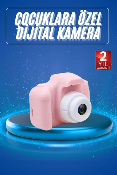 2.0 Inç Ekran Mini 1080p Hd Çocuk Kamera Dijital Fotoğraf Makinesi - 2