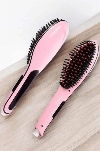 Fön Tarağı Saç Düzleştirici Sıkı Dişli Isı Ayarlı Elektriklenme Karşıtı