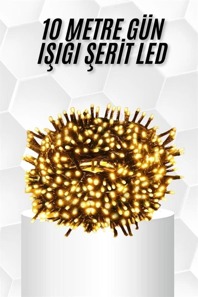 10 Metre Led Işık Gün Işığı Her Ortama Uygun Ampüllü - 2