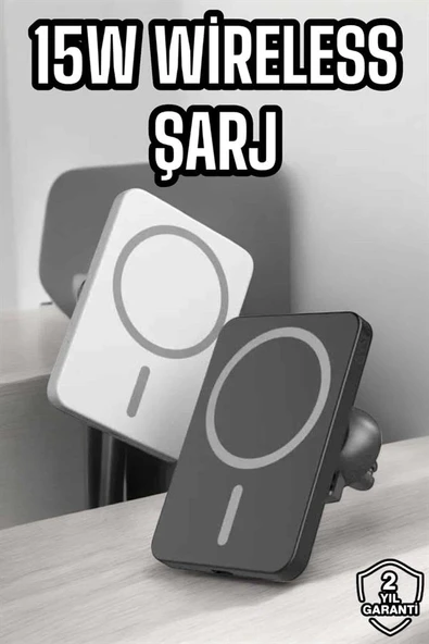 İOS Uyumlu Manyetik Tasarım Magsafe İphone 12/13/14/15 Uyumlu Powerbank - 2