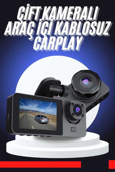 CarPlay Fotoğraf ve Video Kaydedici Araç İçi Kamera Ekranlı - 2