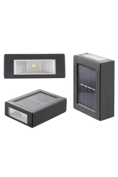 Solar Lamba Dekoratif Aplik Su Geçirmez Led Işıklı Duvar Lambası - 3