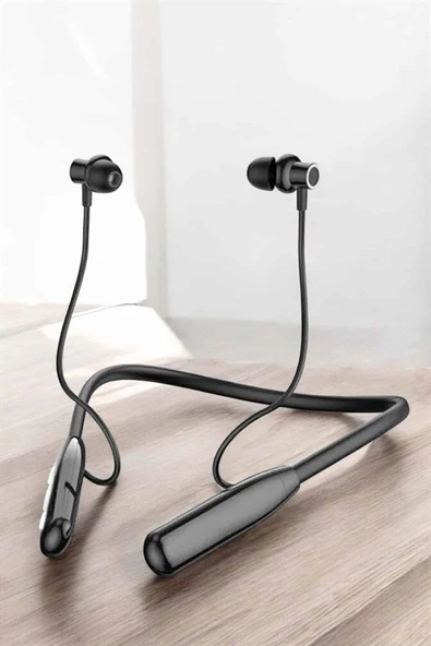 Boyun Bantlı Bluetooth Kulaklık Yüksek Ses Kaliteli 100 Saat Kulaklık ürün görseli 1