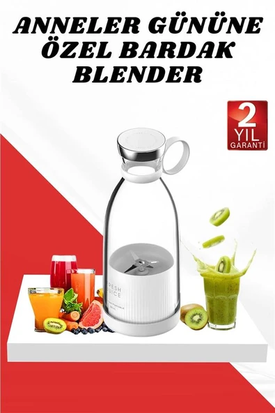 Anneler Gününe Özel Hediye Bardak Blender Paslanmaz Çelik lı - 2