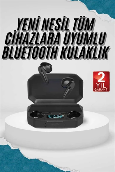 Kulak İçi Bluetooth Kulaklık Rgb Işıklı Çift Mikrofonlu iOS/Android Uyumlu BT 5.2 - Resim 2