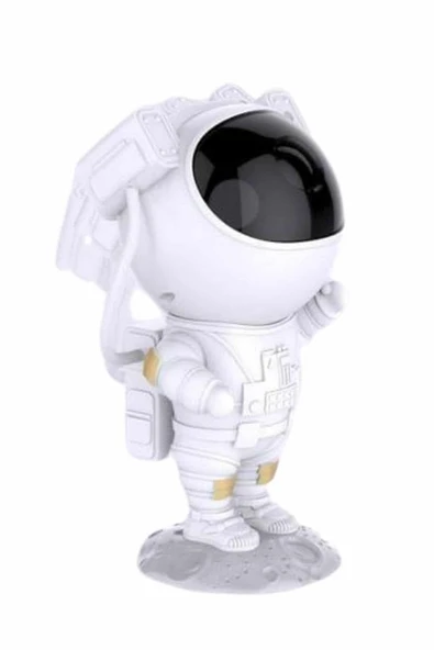Astronot Şeklinde Bluetooth Hoparlör Gökyüzü Kumandalı Aydınlatma Lamba