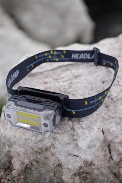 Kafa Lambası Led Fener Pratik Taşınabilir Ayarlanabilir USB Şarjlı - 3