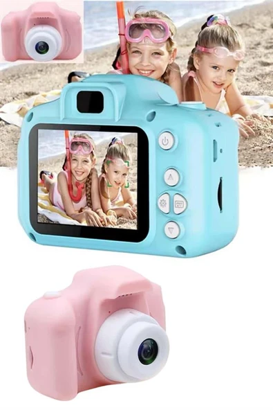 Dijital Fotoğraf Makinesi Çocuk Mini 1080p HD Kaliteli Renkli - 1