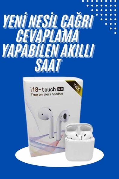 Yeni Nesil Çift Mikrofonlu Dokunmatik Kablosuz Bluetooth Kulaklık - 3