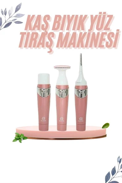 3 İn 1 Epilasyon Aleti Hassas Ciltlere Özel Uzun Ömürlü Kaş Yüz Burun - 2