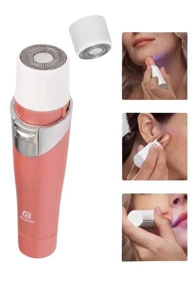 Yüz Kaş ve Tüm Vücut Epilasyon Aleti 3 Başlıklı Hassas Ciltlere Uygun Epilatör - 2