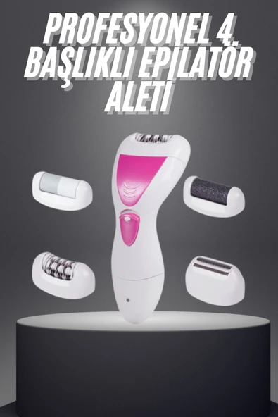 Şarjlı Epilasyon Cihazı Çok Başlıklı Ayak Bakımına Uygun Epilatör Ai