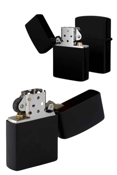 Erkeklere Özel Hediyelik Eşya  Metalik Benzinli Çakmak Doldurulabilir - 2