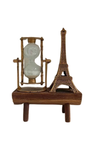 Paris Eyfel Kulesi Hediyelik Eyfel Retro Kum Saati Dekoratif Eşya - 2