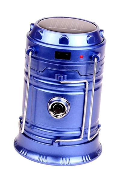 Kamp Lambası Güneş Enerjili Led Lamba Işıldak Şarjlı Powerbank Özellikli - Resim 3