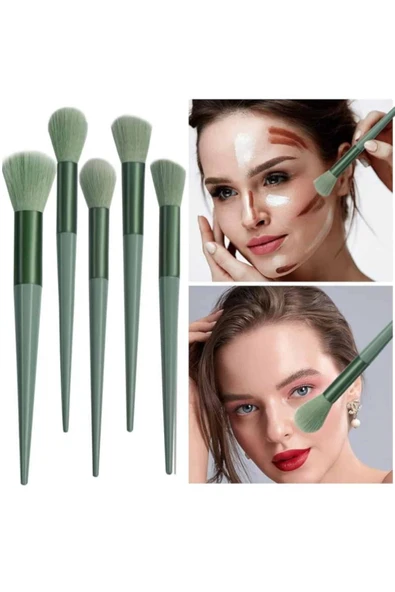 13 Parça Taşınabilir Kılıflı Profesyonel Makyaj Fırça Seti Pudra Allık Fondöten Fırçası - 2