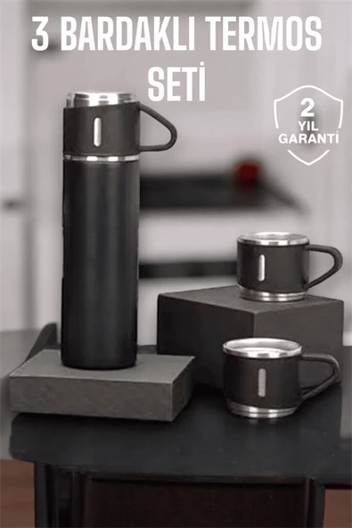 500 ml Kapasiteli Taşınabilir Basınçlı Termos Seti Günlük Kullanım için İdeal - 2