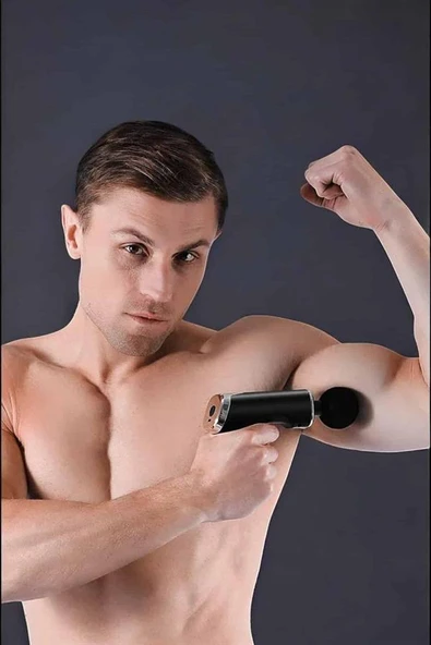 4 Başlıklı Darbeli Şarjlı Masaj Ai Tabancası Kablosuz