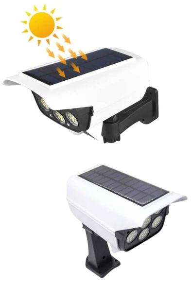 Solar Bahçe Lambası Uzaktan Kumandalı Kamera Görünümlü Hareket Sensörlü - 3