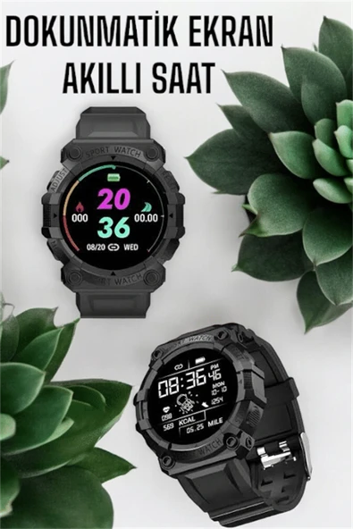 Unisex Tasarımıyla Klasik ve Spor Kombinlere Uygun Akıllı Saat - 2