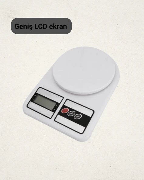 10 Kg Kapasiteli LCD Ekranlı Dijital Mutfak Tartıs - 2