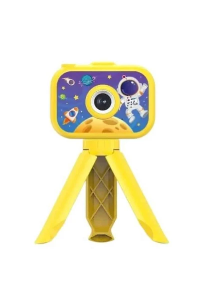 Çocuklara Özel Ayaklı Mini Fotoğraf Makinesi Dijital LCD Ekran - 2