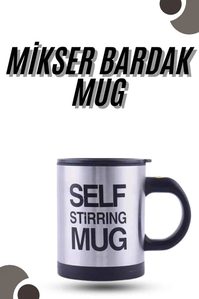 Karıştırıcı Özellikli Mikser Kupa Bardak Kompakt Taşınabilir Mug