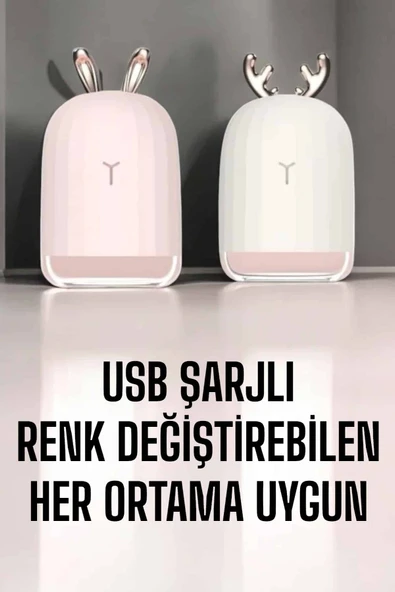 Hava Nemlendirici Aromaterapi Hava Temizleyici Renk Değiştirebilen - 2